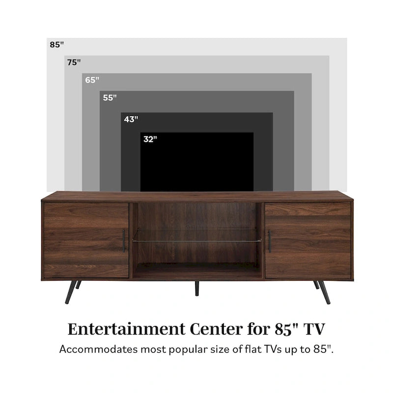 70-inch-TV-Schrank im Mid-Century-Modern-Stil