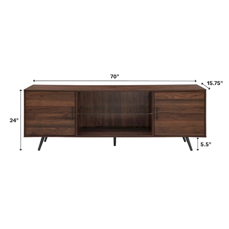 70-inch-TV-Schrank im Mid-Century-Modern-Stil