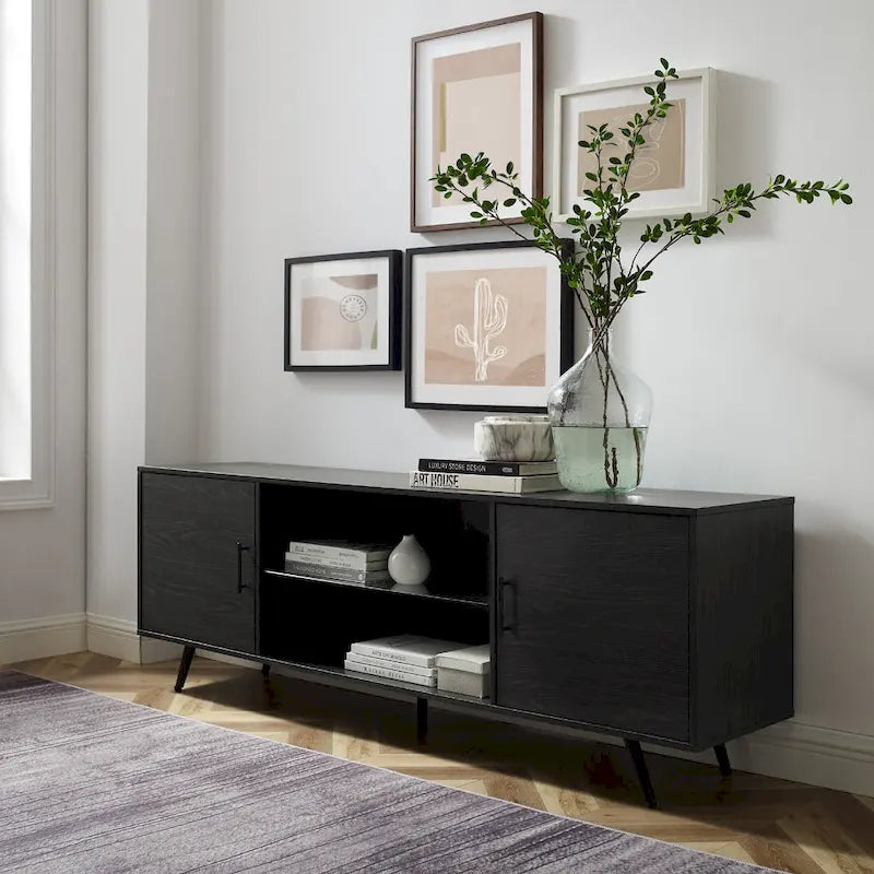 70-inch-TV-Schrank im Mid-Century-Modern-Stil