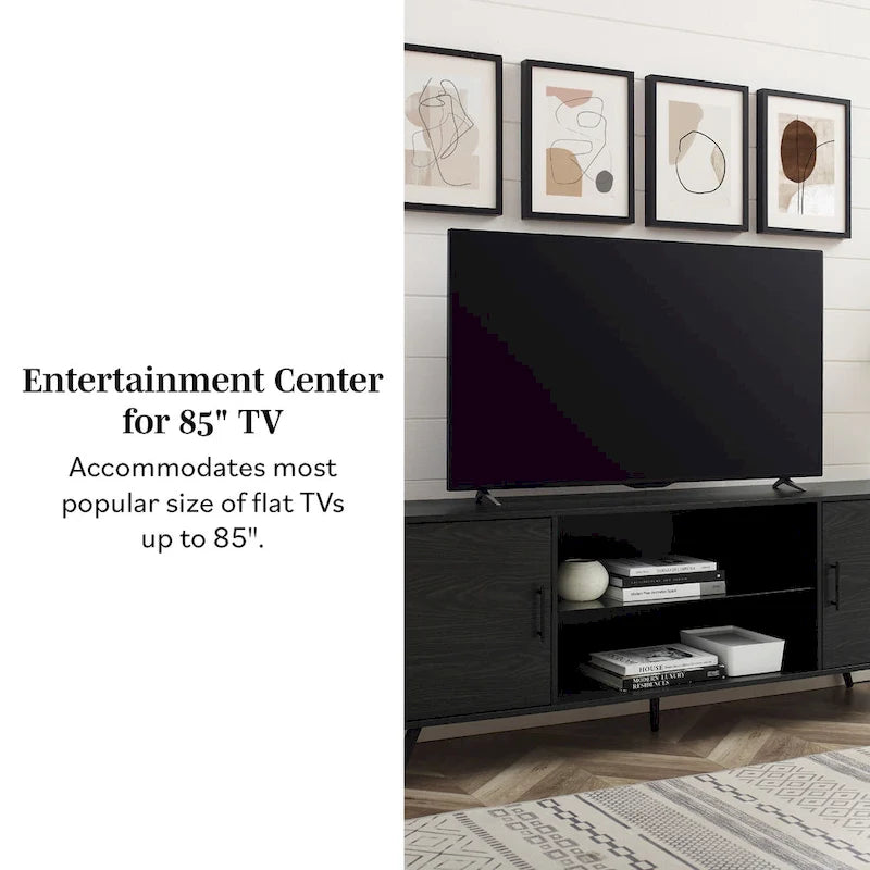 70-inch-TV-Schrank im Mid-Century-Modern-Stil