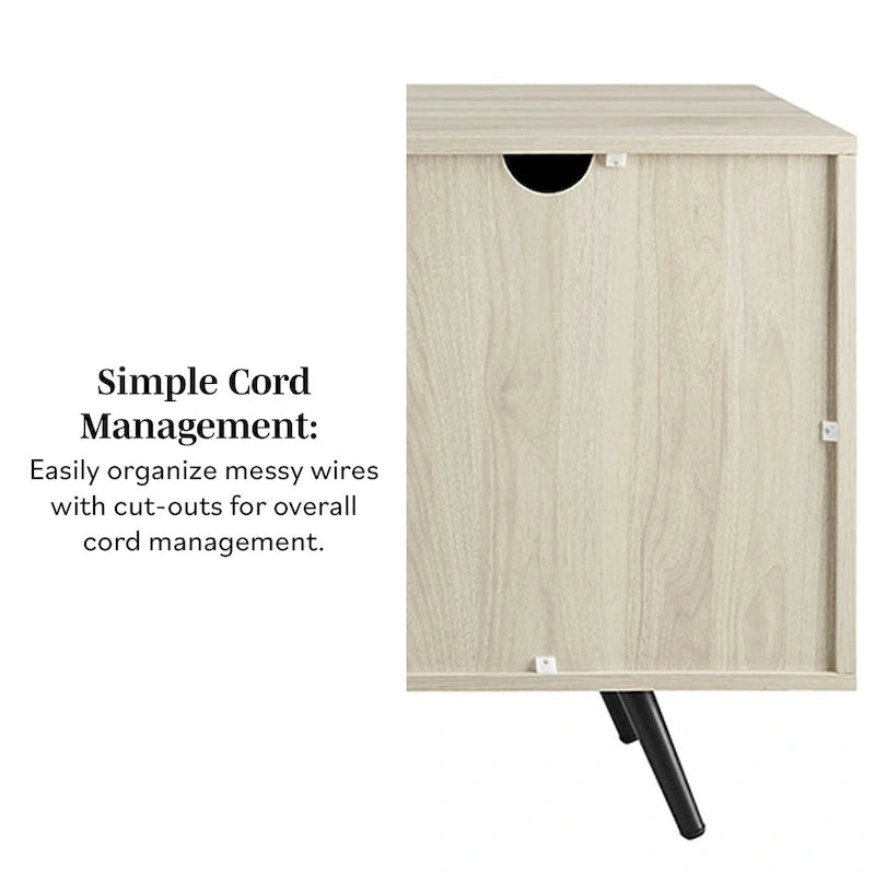 70-inch-TV-Schrank im Mid-Century-Modern-Stil