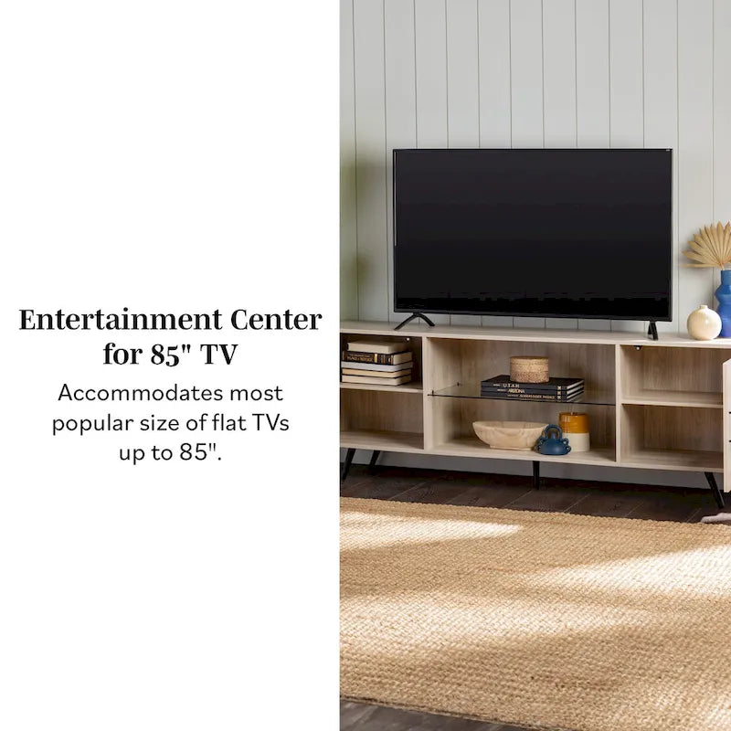 70-inch-TV-Schrank im Mid-Century-Modern-Stil