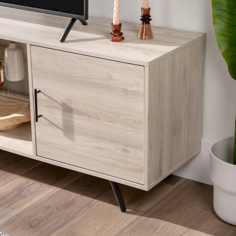 70-inch-TV-Schrank im Mid-Century-Modern-Stil