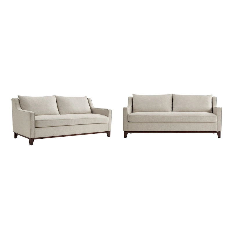 Fabric Sofa with Down Feather Cushions