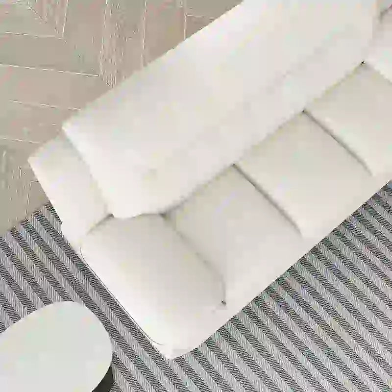 Sofa mit Armlehnen, 79.2 Zoll, aus Kunstleder mit Pillow-Top-Polsterung