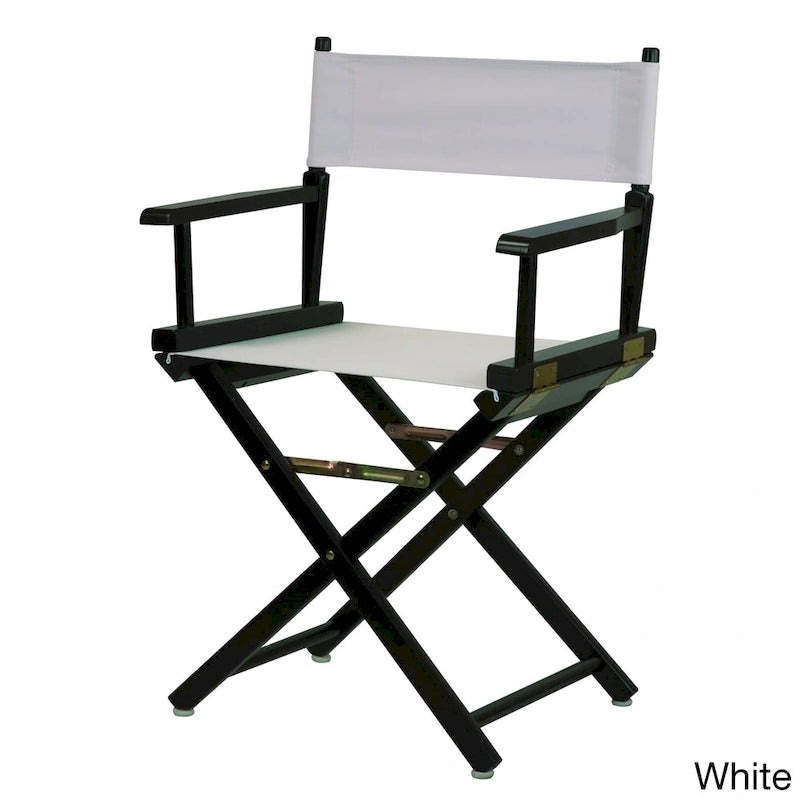 Black Frame 18-inch Director's Chair