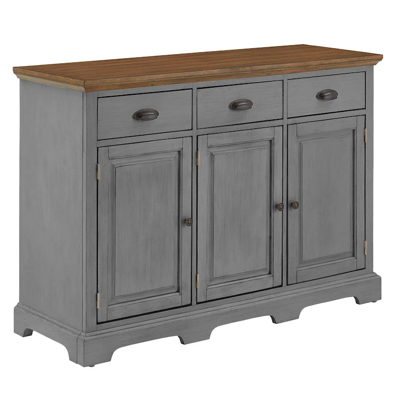 Wood Cabinet Buffet Server