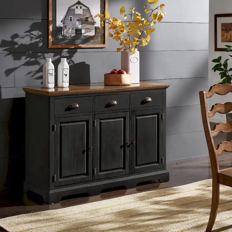 Wood Cabinet Buffet Server