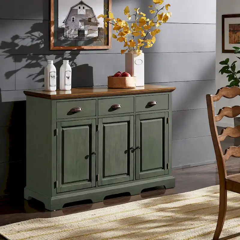 Wood Cabinet Buffet Server