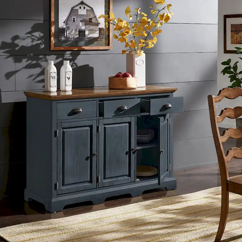 Wood Cabinet Buffet Server