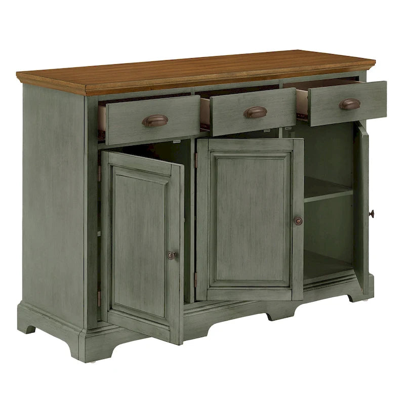 Wood Cabinet Buffet Server