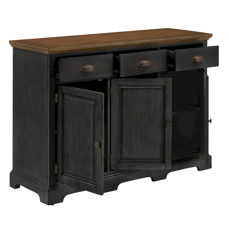 Wood Cabinet Buffet Server