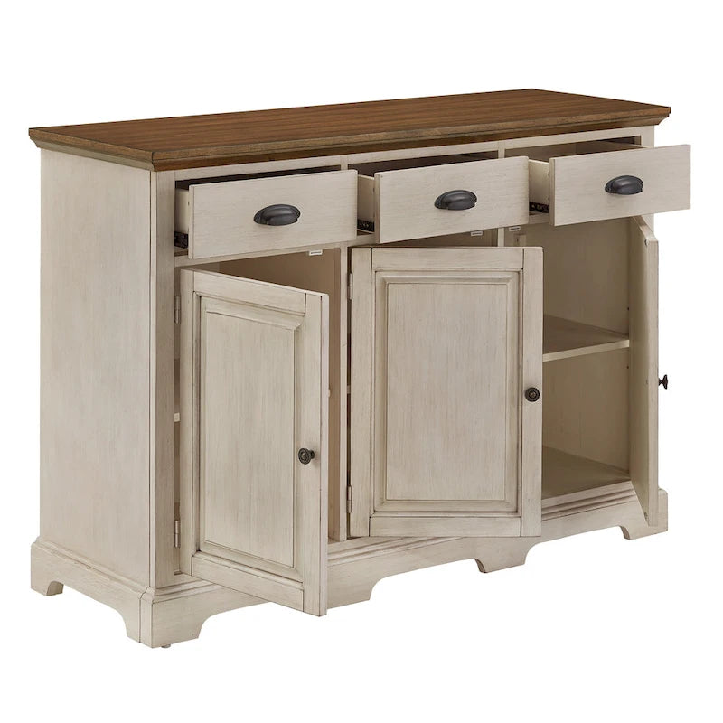 Wood Cabinet Buffet Server