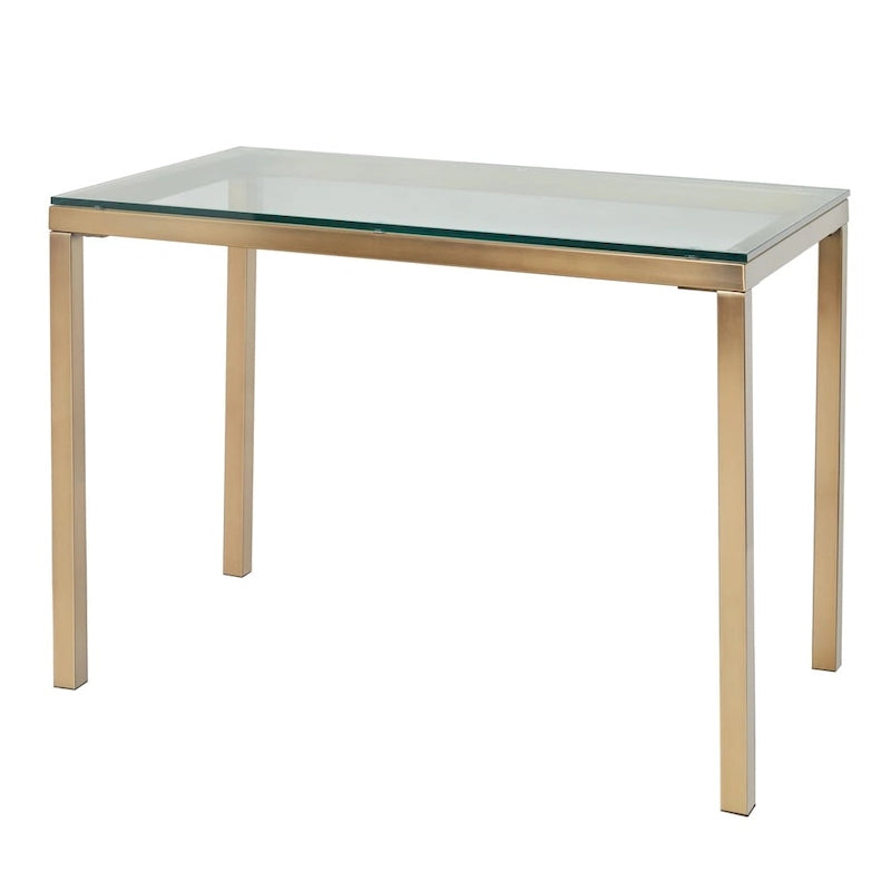 Gold Metal Desk