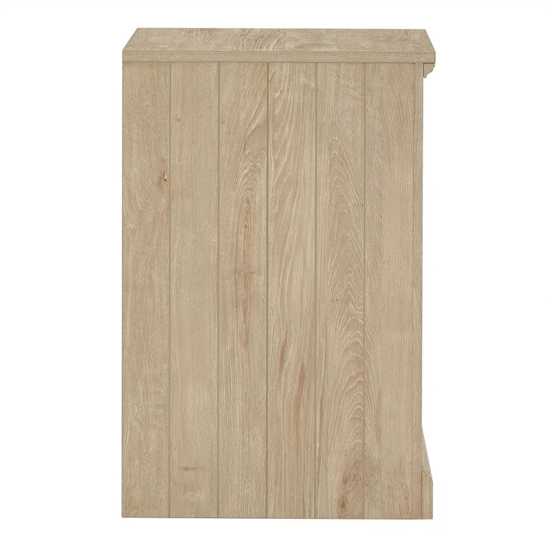 40 in. Corner Desk with USB Chargers and 3-drawer File Cabinet