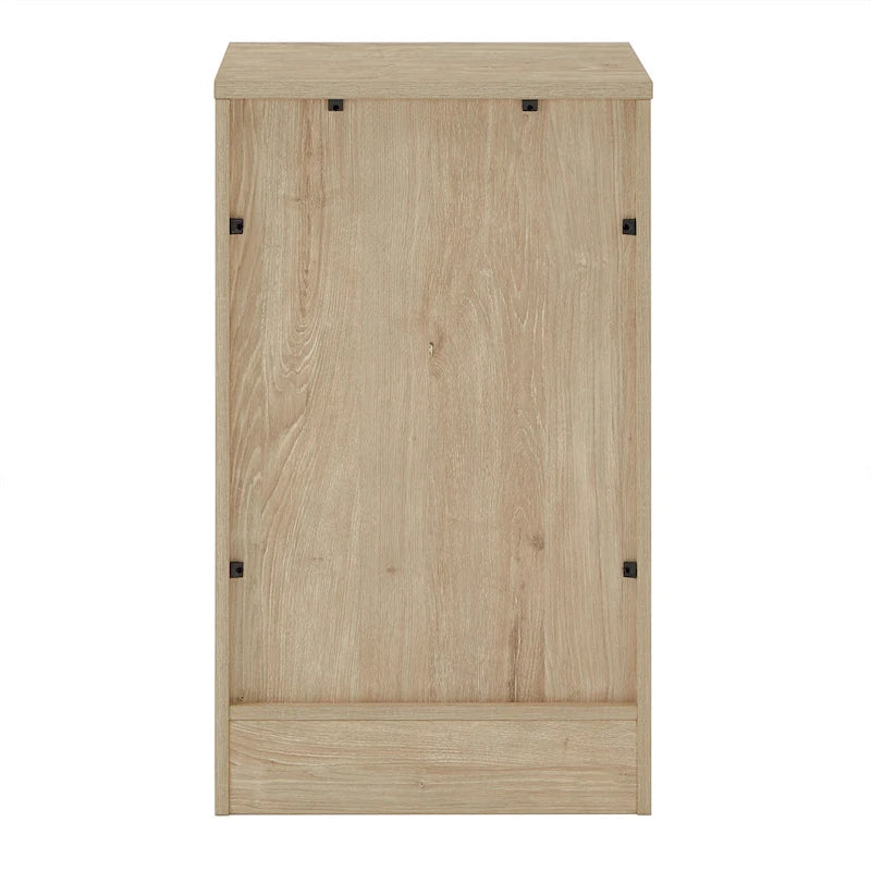 40 in. Corner Desk with USB Chargers and 3-drawer File Cabinet