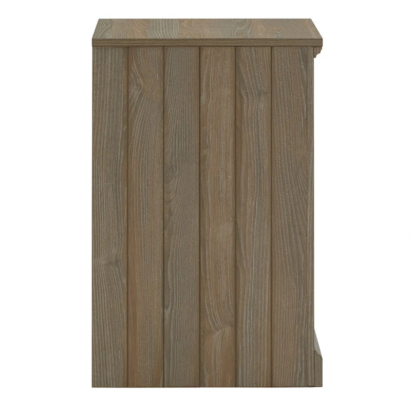 40 in. Corner Desk with USB Chargers and 3-drawer File Cabinet