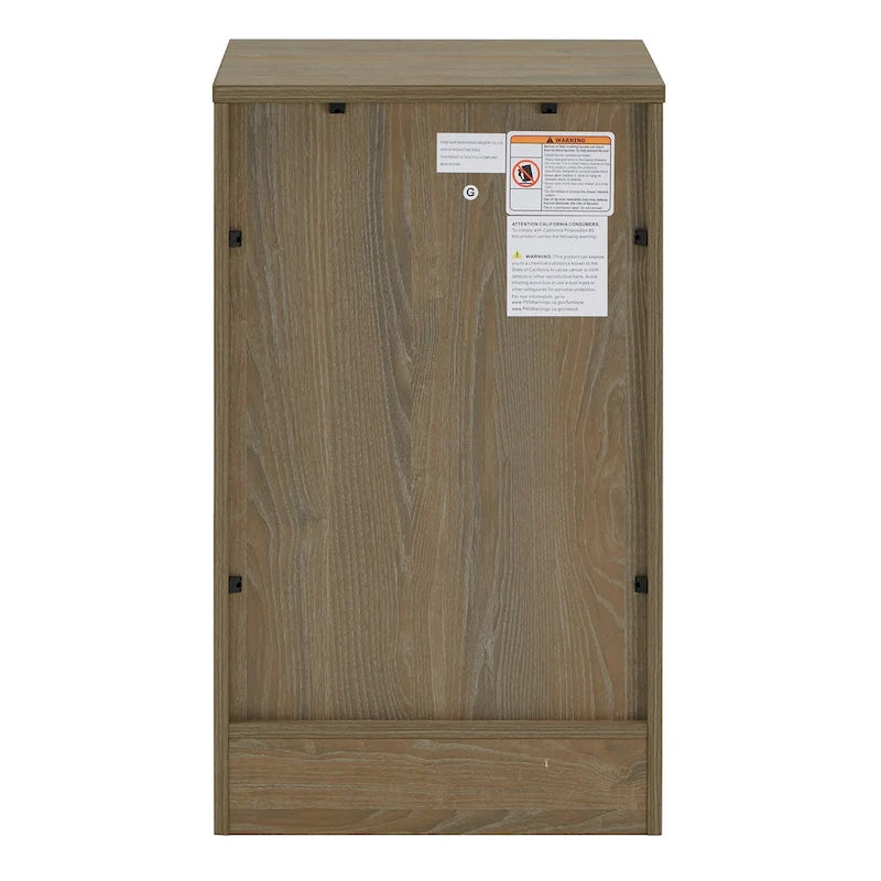 40 in. Corner Desk with USB Chargers and 3-drawer File Cabinet