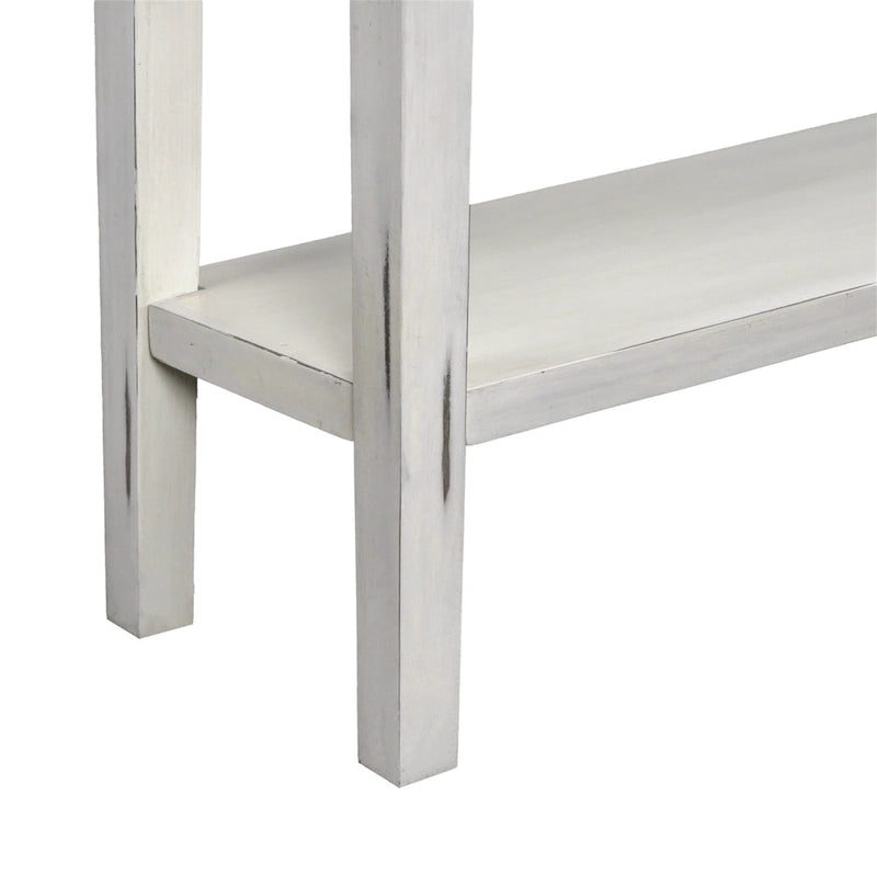 Rustic 4-drawers Long Entryway Console Table