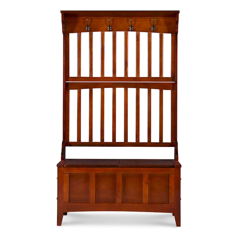 Entryway Hall Tree Storage Bench