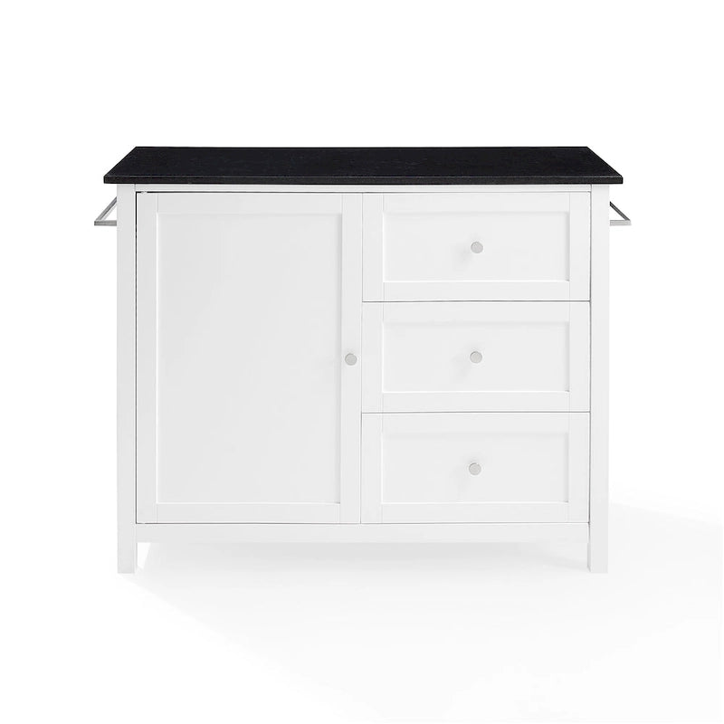 Wyspa/wózek kuchenny z granitowym blatem - 18.13d x 42.13w x 37.5h