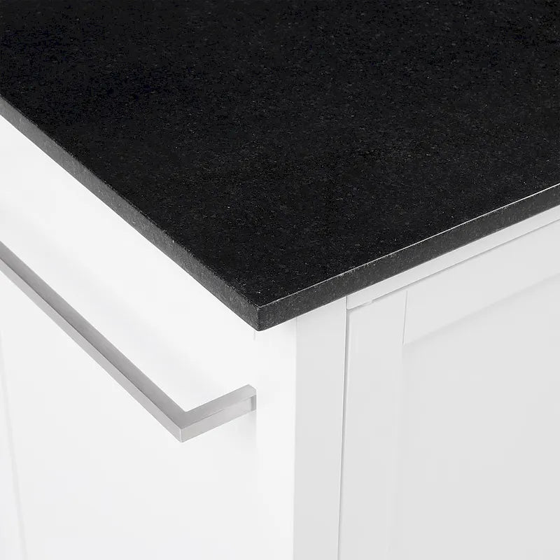 Wyspa/wózek kuchenny z granitowym blatem - 18.13d x 42.13w x 37.5h