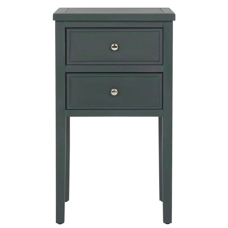 2-Drawer Accent End Table Nightstand (Fully Assembled) - 16.9 x 14.2 x 29.7 - 17Wx15Dx30H