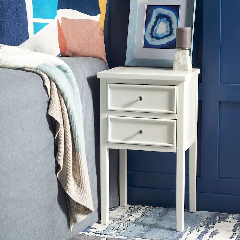 2-Drawer Accent End Table Nightstand (Fully Assembled) - 16.9 x 14.2 x 29.7 - 17Wx15Dx30H