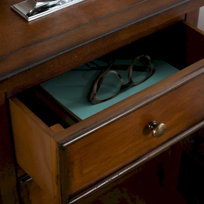 2-Drawer Accent End Table Nightstand (Fully Assembled) - 16.9 x 14.2 x 29.7 - 17Wx15Dx30H