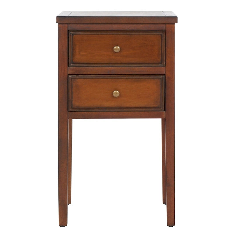 2-Drawer Accent End Table Nightstand (Fully Assembled) - 16.9 x 14.2 x 29.7 - 17Wx15Dx30H