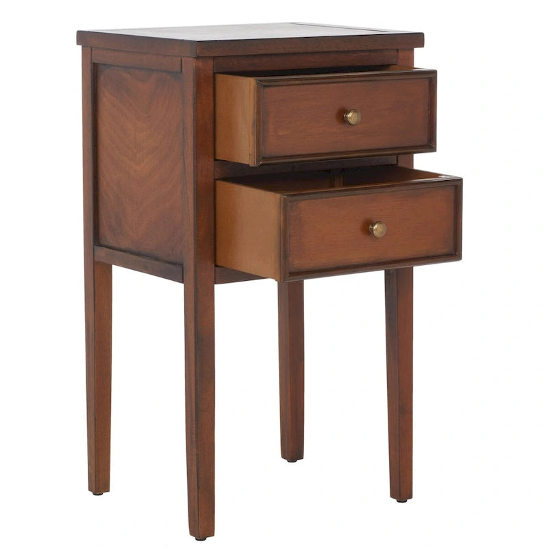 2-Drawer Accent End Table Nightstand (Fully Assembled) - 16.9 x 14.2 x 29.7 - 17Wx15Dx30H