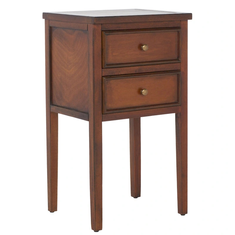 2-Drawer Accent End Table Nightstand (Fully Assembled) - 16.9 x 14.2 x 29.7 - 17Wx15Dx30H