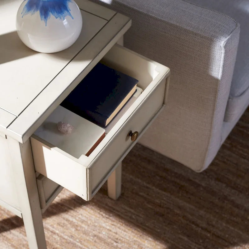 2-Drawer Accent End Table Nightstand (Fully Assembled) - 16.9 x 14.2 x 29.7 - 17Wx15Dx30H