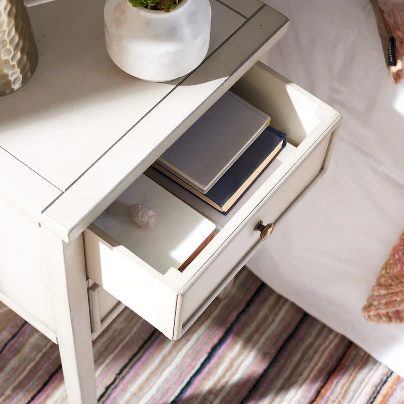 2-Drawer Accent End Table Nightstand (Fully Assembled) - 16.9 x 14.2 x 29.7 - 17Wx15Dx30H