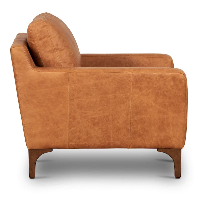35 Lounge Chair - Full Grain Genuine Italian Leather