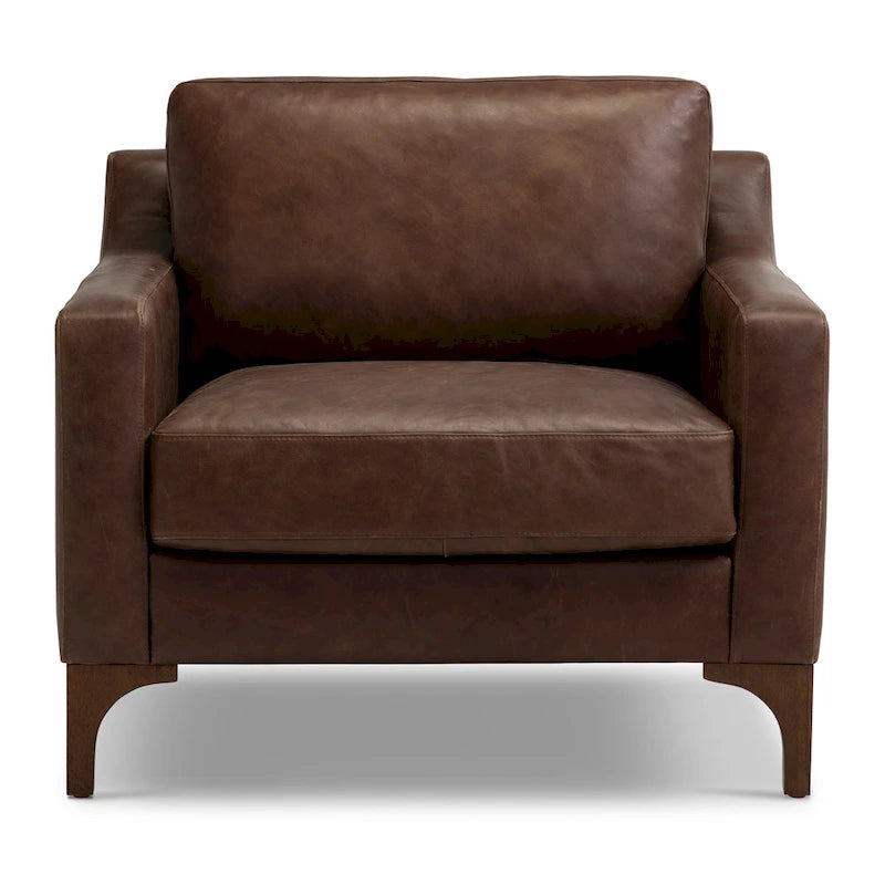 35 Lounge Chair - Full Grain Genuine Italian Leather