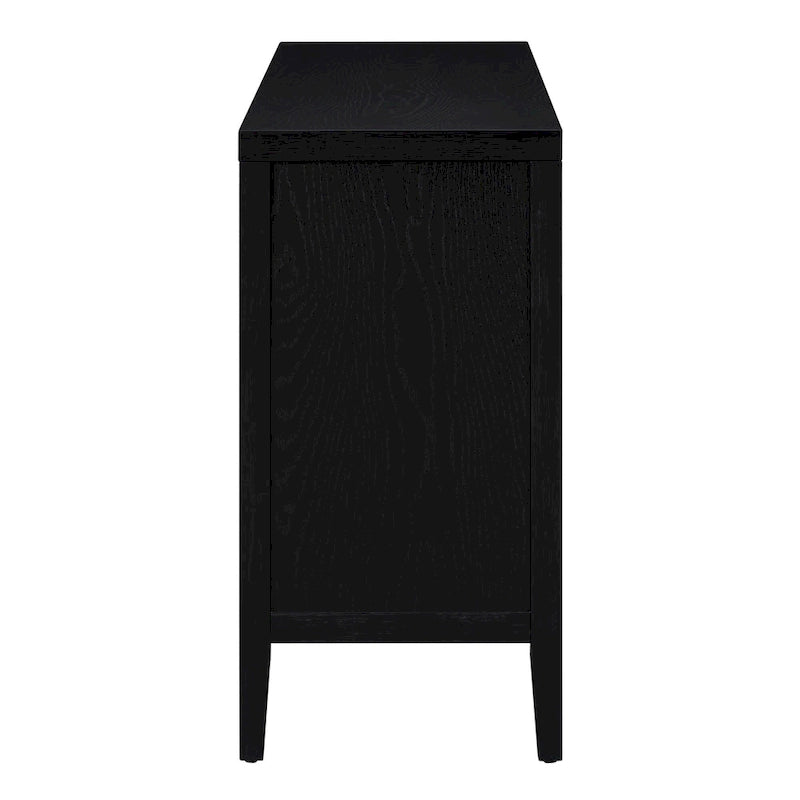 Retro-Sideboard mit kreisförmigem Rillendesign